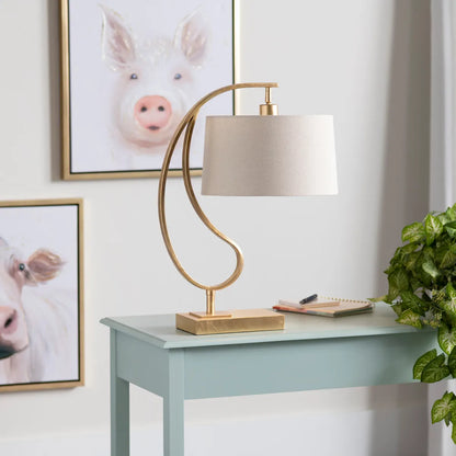 Eridani of Cedar Hill Table Lamps (2-Pack), Gold, Contemporary