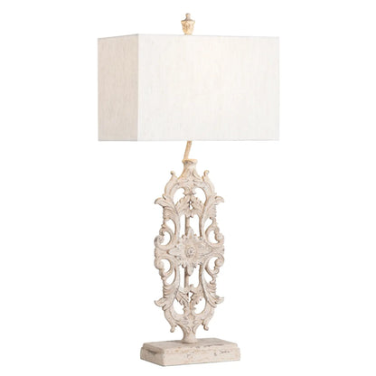 Corvus of Providence Table Lamps (2-Pack), White, Traditional