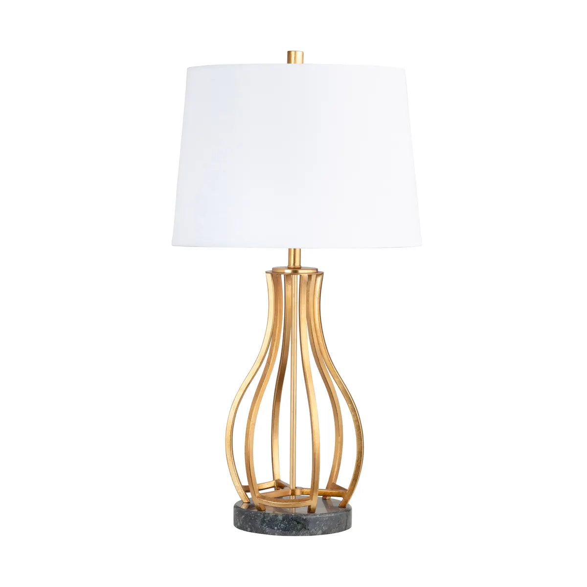 Mira of York Harbor Table Lamps (2-Pack), Gold, Contemporary