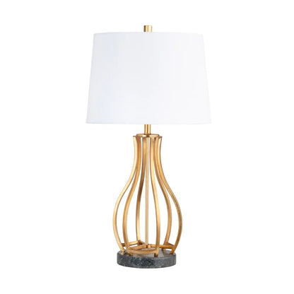 Mira of York Harbor Table Lamps (2-Pack), Gold, Contemporary