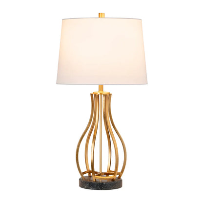 Mira of York Harbor Table Lamps (2-Pack), Gold, Contemporary