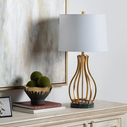 Mira of York Harbor Table Lamps (2-Pack), Gold, Contemporary