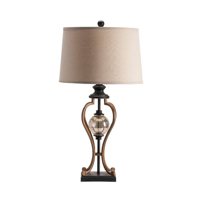 Zubeneschamali of Manchester Table Lamps (2-Pack), Bronze, Traditional