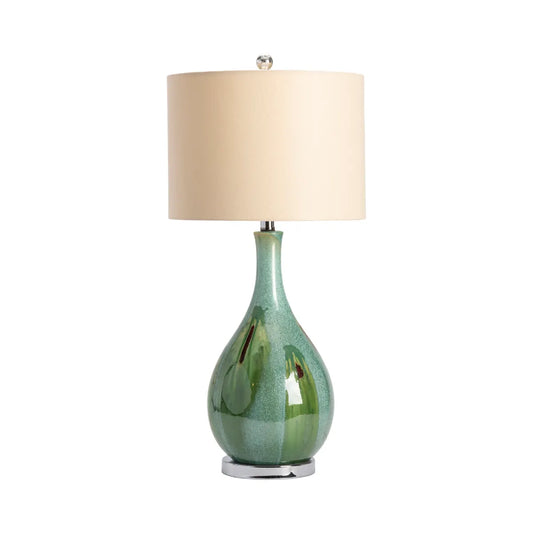 Zaniah of Sunnyside Table Lamps (2-Pack), Green, Coastal