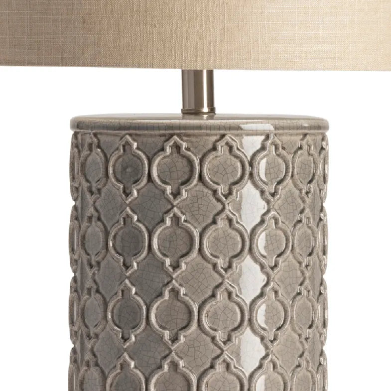 Wezen of Evergreen Bay Table Lamps (2-Pack), Grey, Transitional