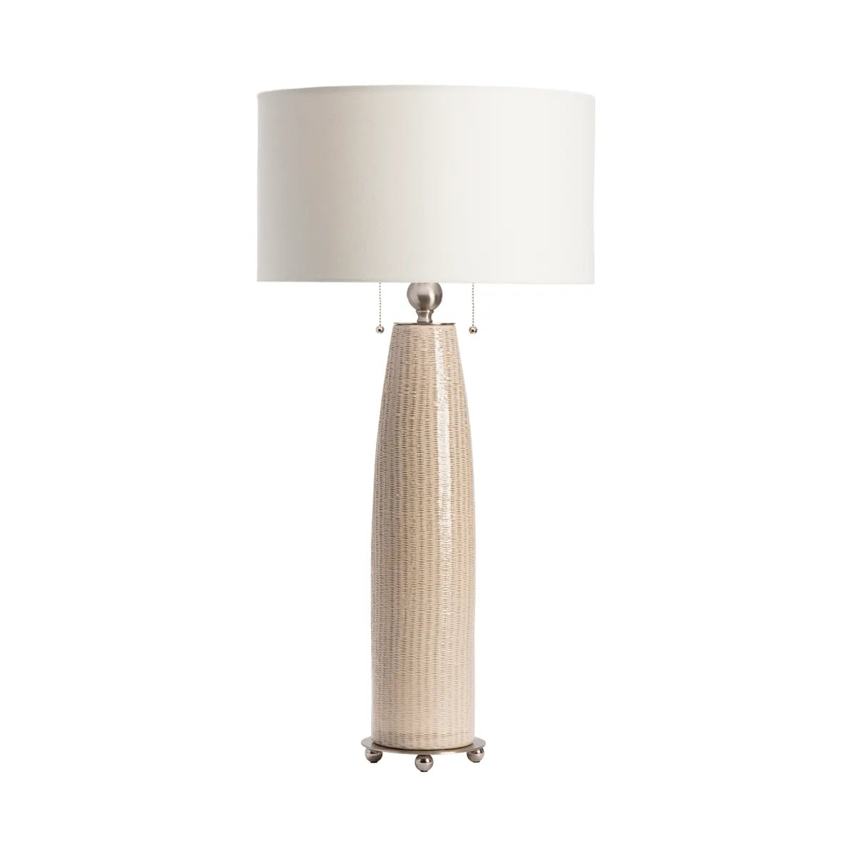 Achernar of York Harbor Table Lamps (2-Pack), Beige, Transitional