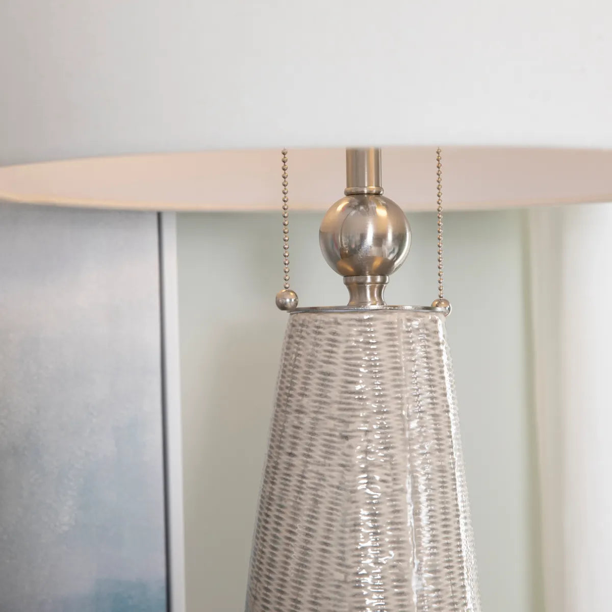 Achernar of York Harbor Table Lamps (2-Pack), Beige, Transitional