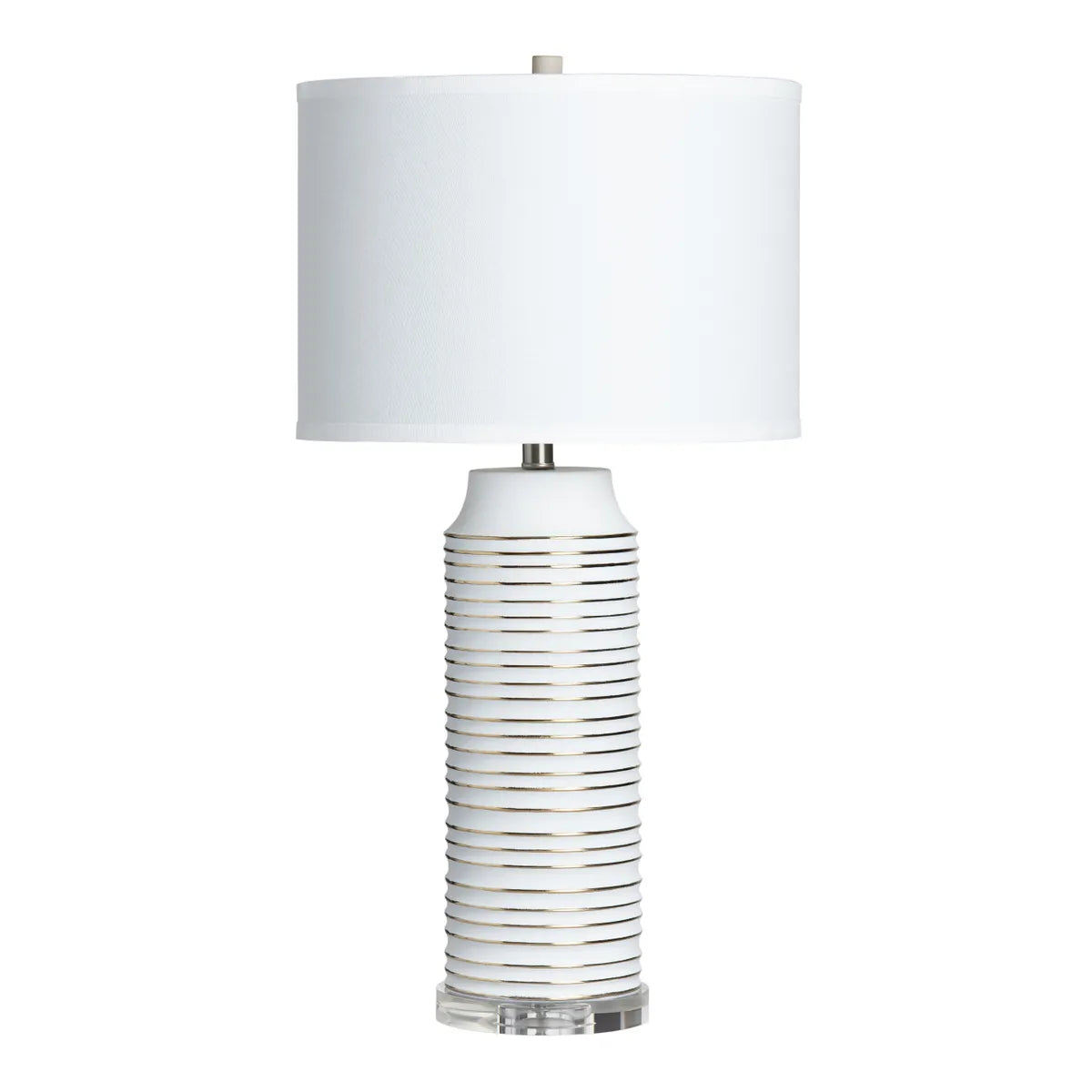 Icarus of Granite Point Table Lamps (2-Pack), White, Transitional