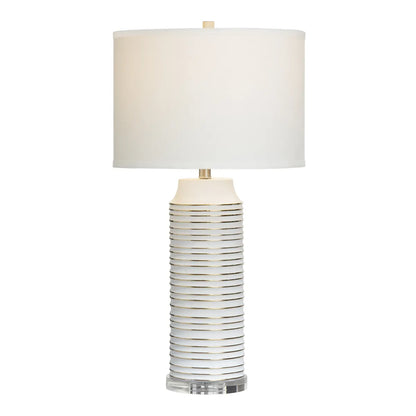Icarus of Granite Point Table Lamps (2-Pack), White, Transitional