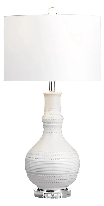 Lyra of Cape Ann Table Lamps (2-Pack), Cream, Transitional