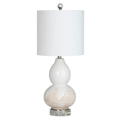 Wasat of Nantucket Table Lamps (2-Pack), White, Transitional