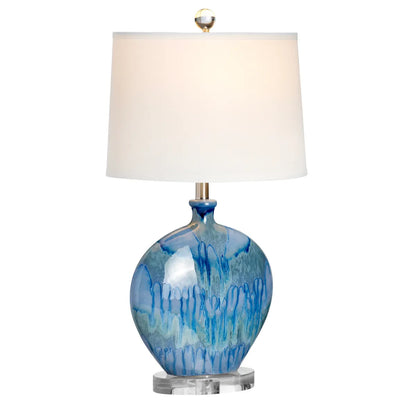 Gemma of Woodstock Table Lamps (2-Pack), Blue, Transitional