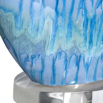 Gemma of Woodstock Table Lamps (2-Pack), Blue, Transitional