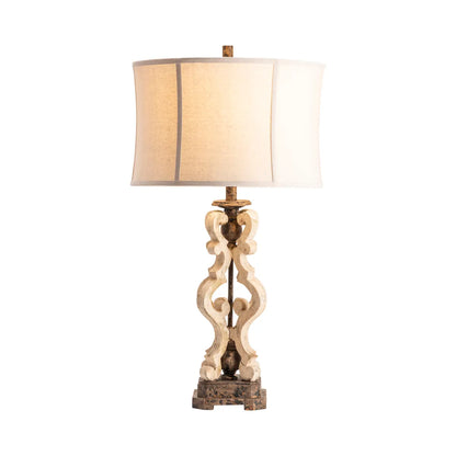 Wezen of Montpelier Table Lamps (2-Pack), Beige, Traditional