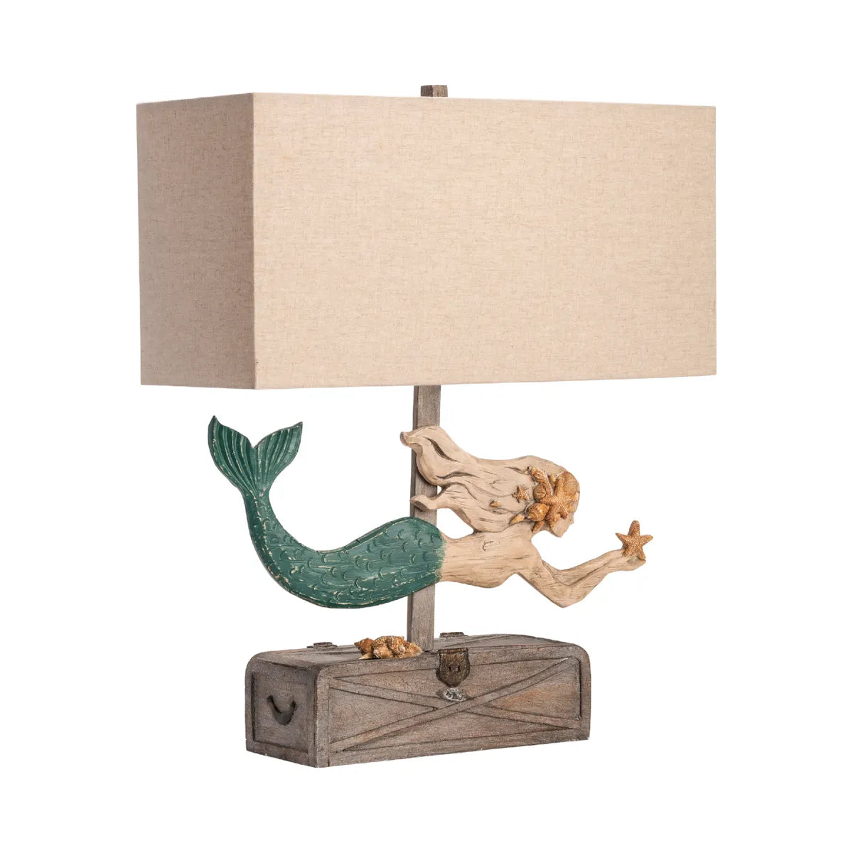 Elara of Lewiston Table Lamps (2-Pack), Blue, Coastal