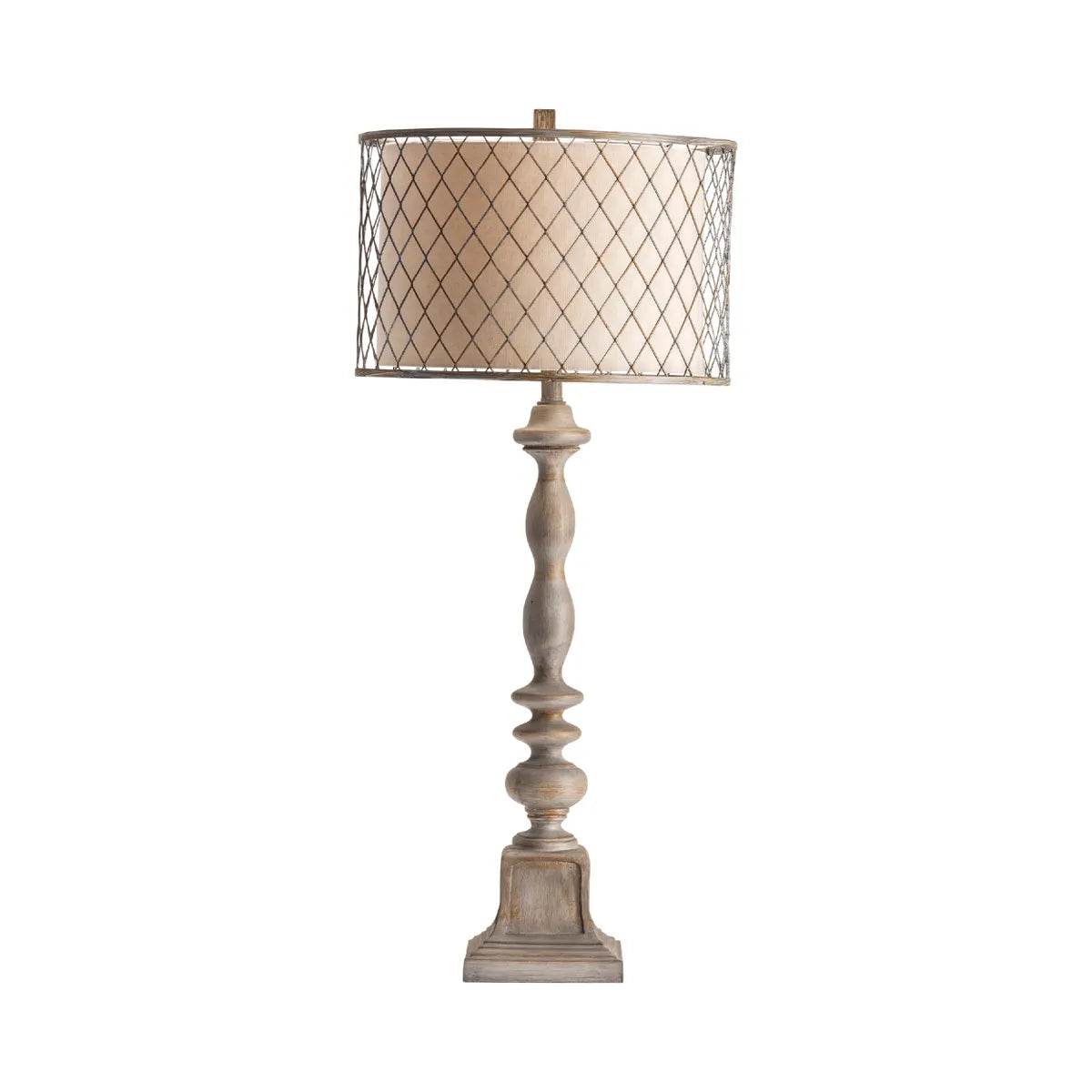 Alpheratz of Brookfield Table Lamps (2-Pack), Grey, Rustic