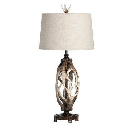 Avior of Bangor Table Lamps (2-Pack), Brown, Rustic