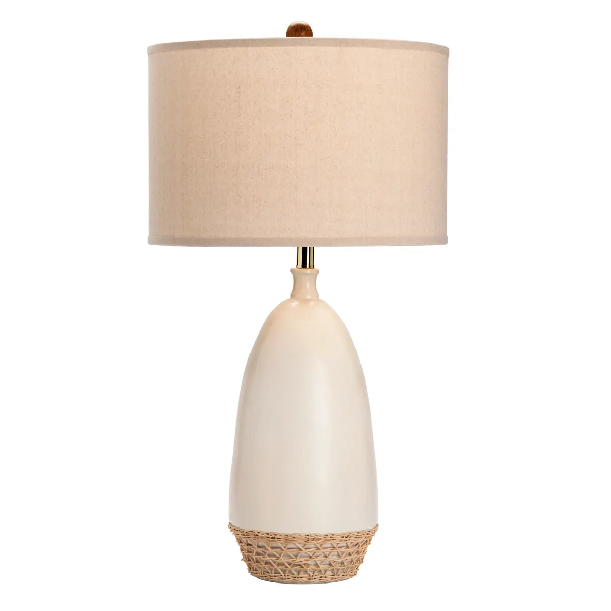 Deneb of Old Orchard Table Lamps (2-Pack), White, Coastal