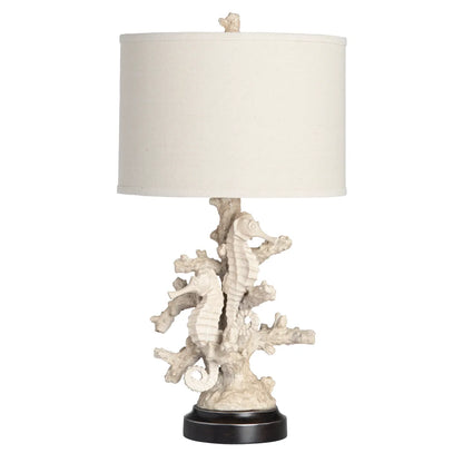 Arided of Cranberry Cove Table Lamps (2-Pack), Beige, Coastal