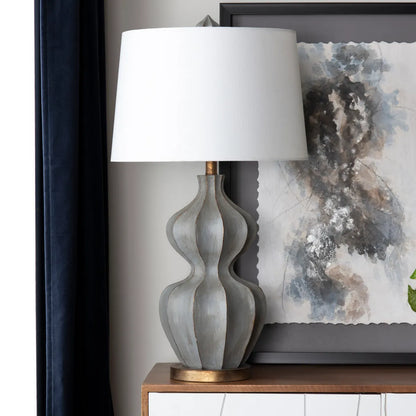 Fornax of Saratoga Table Lamps (2-Pack), Grey, Transitional