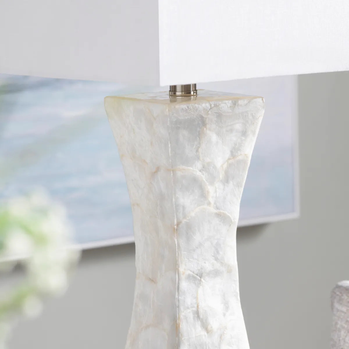 Procyon of Kennebec Bay Table Lamps (2-Pack), White, Transitional