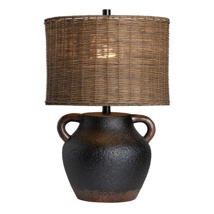 Alpheratz of Ashfield Table Lamps (2-Pack), Black, Rustic