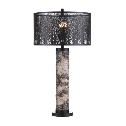 Vindemiatrix of Saratoga Table Lamps (2-Pack), White, Rustic