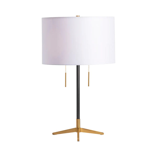 Achernar of Rosemont Table Lamps (2-Pack), Black, Contemporary