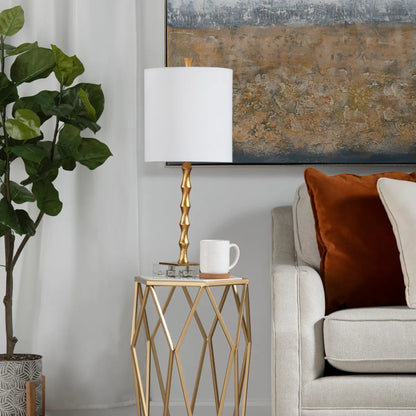 Elara of Newburyport Table Lamps (2-Pack), Gold, Transitional