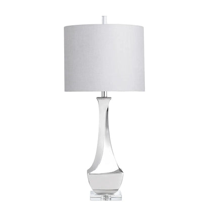 Albali of Montpelier Table Lamps (2-Pack), Silver, Contemporary