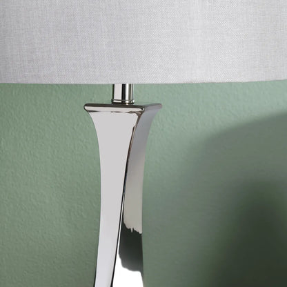 Albali of Montpelier Table Lamps (2-Pack), Silver, Contemporary