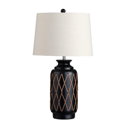 Altair of Elmwood Table Lamps (2-Pack), Black, Rustic