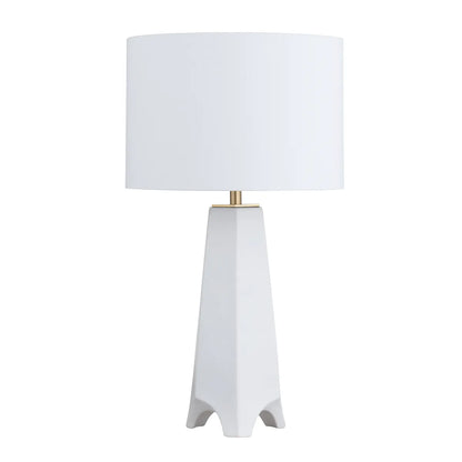 Elara of Concord Table Lamps (2-Pack), White, Contemporary