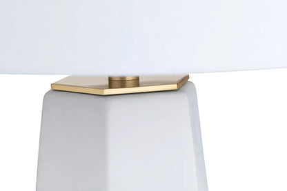 Elara of Concord Table Lamps (2-Pack), White, Contemporary