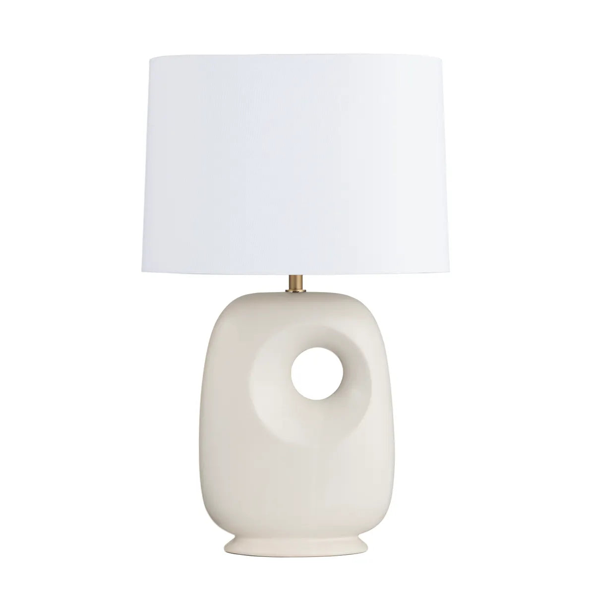 Rigel of Cape Ann Table Lamps (2-Pack), Cream, Contemporary