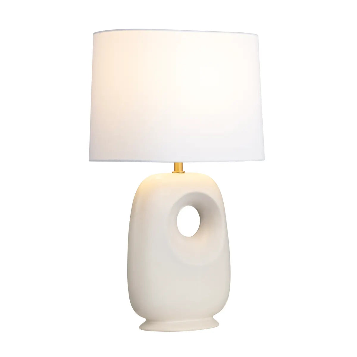Rigel of Cape Ann Table Lamps (2-Pack), Cream, Contemporary