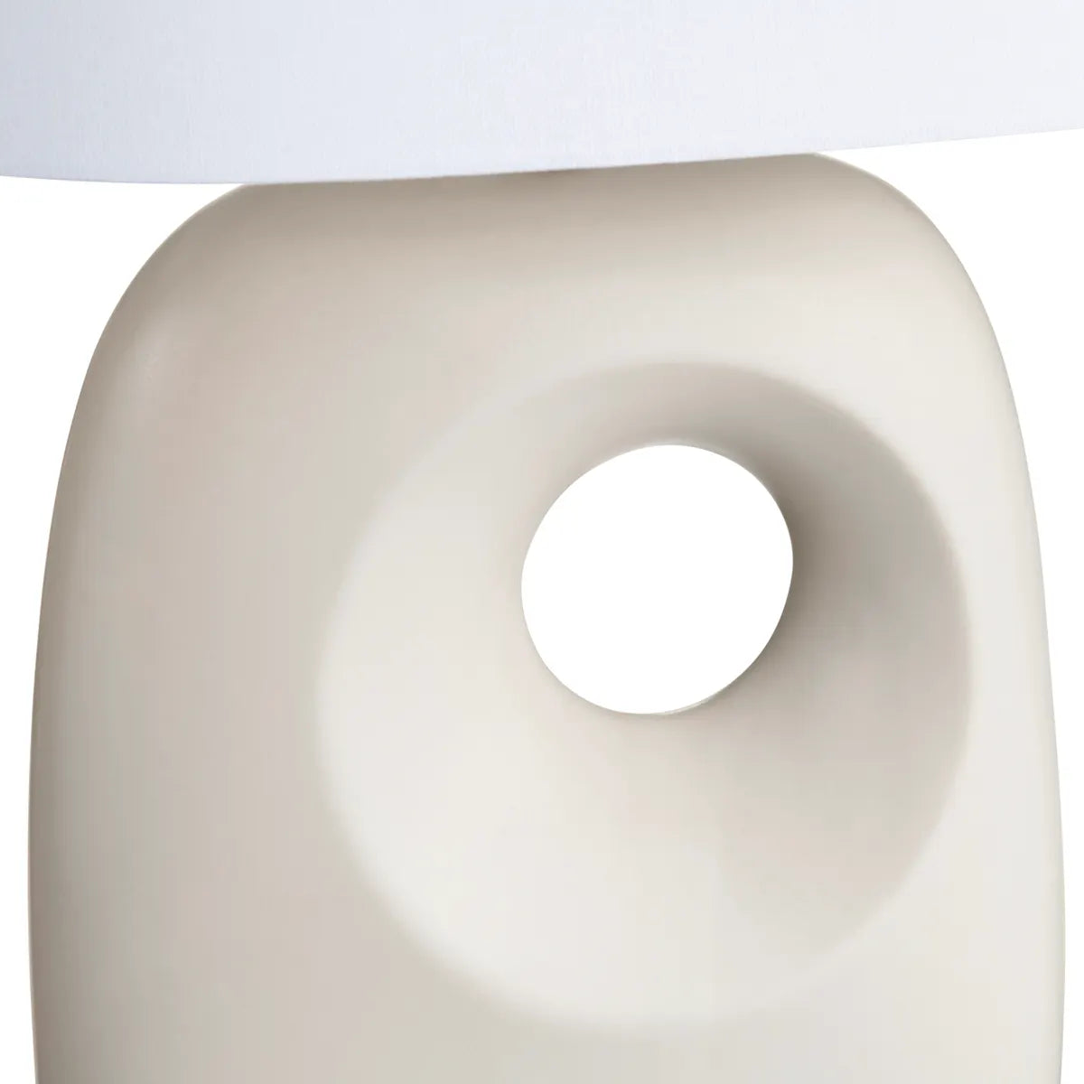 Rigel of Cape Ann Table Lamps (2-Pack), Cream, Contemporary