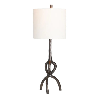 Thuban of Old Orchard Table Lamps (2-Pack), Black, Contemporary