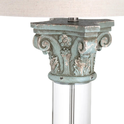 Zaurak of Marblehead Harbor Table Lamps (2-Pack), Transparent, Traditional