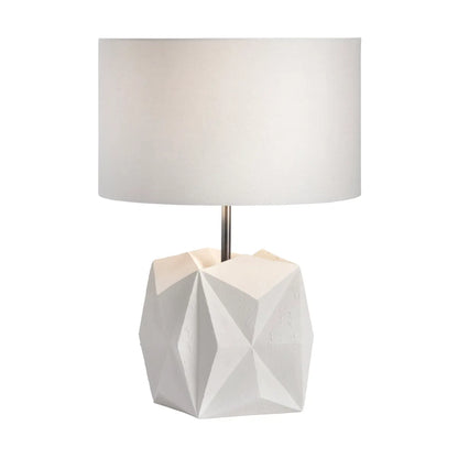 Rho of Westport Table Lamps (2-Pack), White, Contemporary