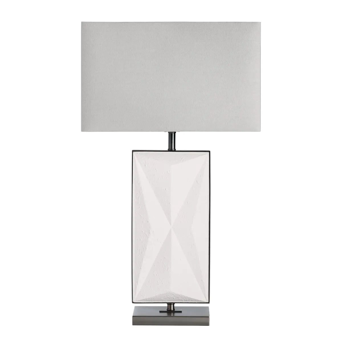 Markab of Manchester Table Lamps (2-Pack), White, Contemporary