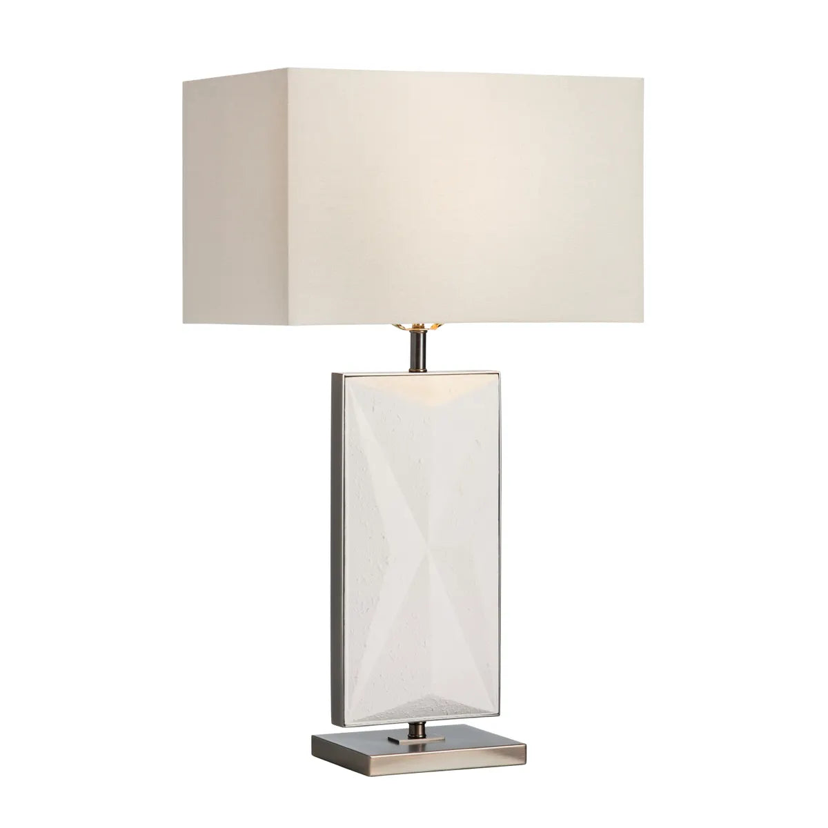 Markab of Manchester Table Lamps (2-Pack), White, Contemporary
