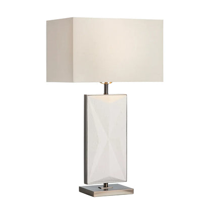 Markab of Manchester Table Lamps (2-Pack), White, Contemporary