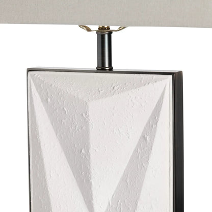 Markab of Manchester Table Lamps (2-Pack), White, Contemporary