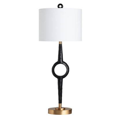 Nash of Westport Table Lamps (2-Pack), Black, Contemporary