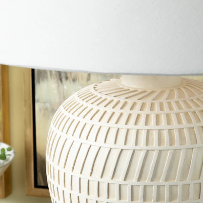 Atlas of Old Orchard Table Lamps (2-Pack), Cream, Transitional