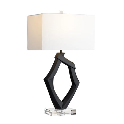 Segin of Manchester Table Lamps (2-Pack), Black, Transitional