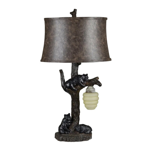 Pleione of Maplewood Table Lamps (2-Pack), Brown, Rustic