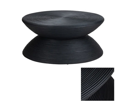 Kenswick Ebony Hourglass Cocktail or Coffee Table