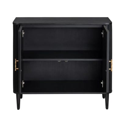 Camden Black Two Door Cabinet | 36 x 16 x 32.25 (in)